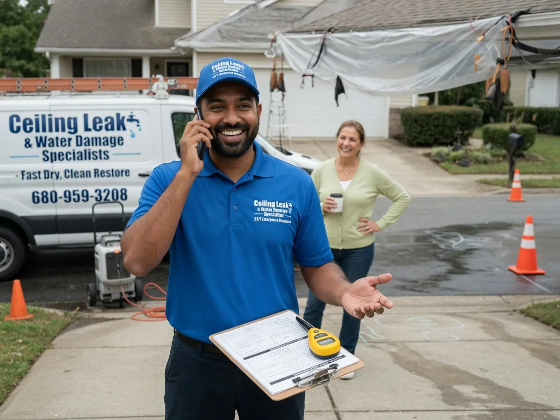 Ceiling Leak Cleanup Tallapoosa, MO FAQs